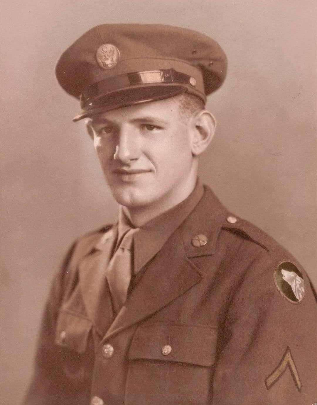 Portrait of Gustav Henry Ilika in uniform